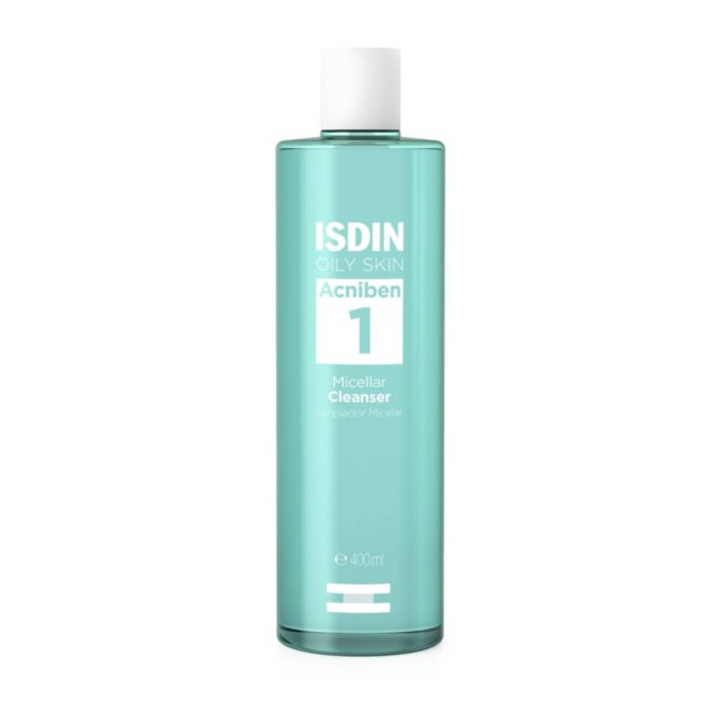 Isdin Acniben Micellar Cleanser Νερό Καθαρισμού για Λιπαρό και Ακνεϊκό Δέρμα 400ml