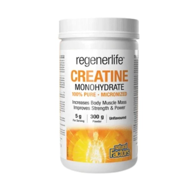 Natural Factors Creatine Monohydrate 100% Καθαρή Κρεατίνη 300g