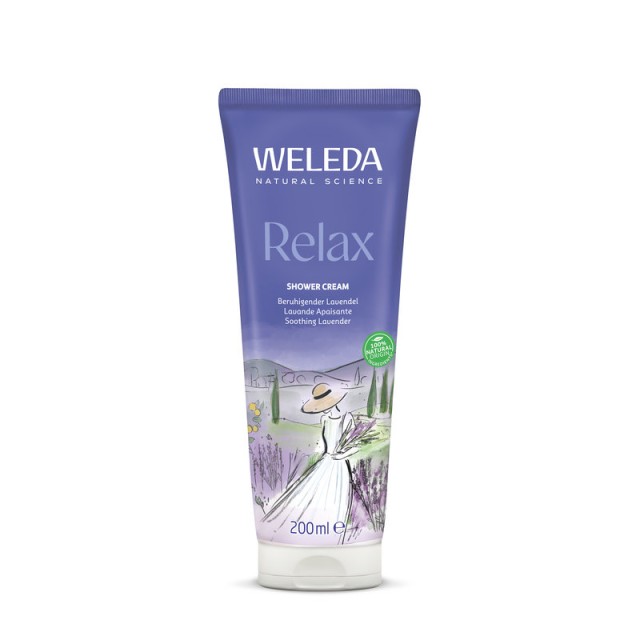 Weleda Aroma Shower Relax Κρεμοντούς με Λεβάντα, Περγαμόντο και Βετιβέρ 200ml