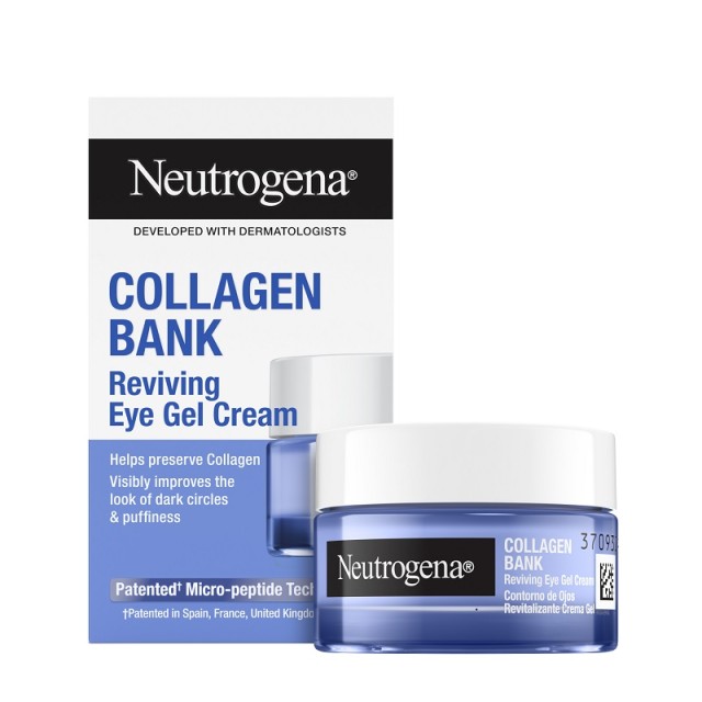 Neutrogena Collagen Bank Αναζωογονητική Κρέμα Gel Ματιών με Κολλαγόνο 15gr