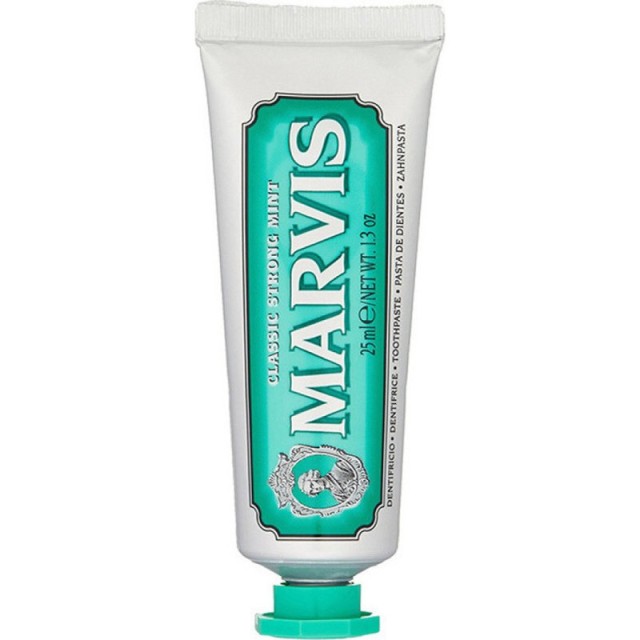 Marvis Classic Strong Mint Toothpaste Οδοντόκρεμα με Γεύση Μέντας, 25ml