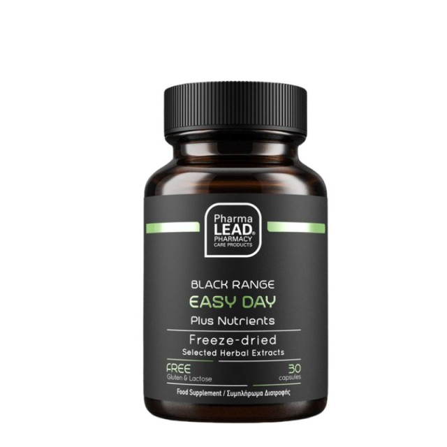 Pharmalead Black Range Easy Day Plus Ashwaganda για την Ομαλή Ψυχολογική Λειτουργία 30 vegan κάψουλες