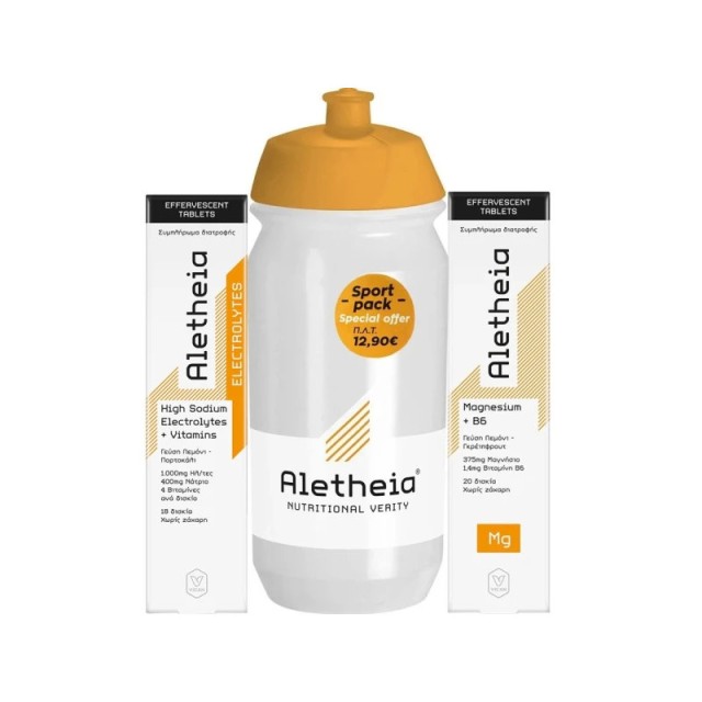 Vican Promo Aletheia Electrolytes 20 Αναβράζοντα Δισκία & Magnesium + B6 20 Αναβράζοντα Δισκία & Δώρο Παγούρι 500ml