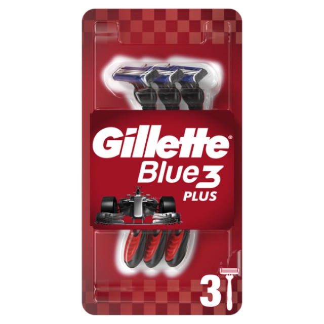 Gillette Blue 3 Ξυραφάκι με Ανταλλακτικές Κεφαλές Λεπίδων Λιπαντική Ταινία 3τμχ