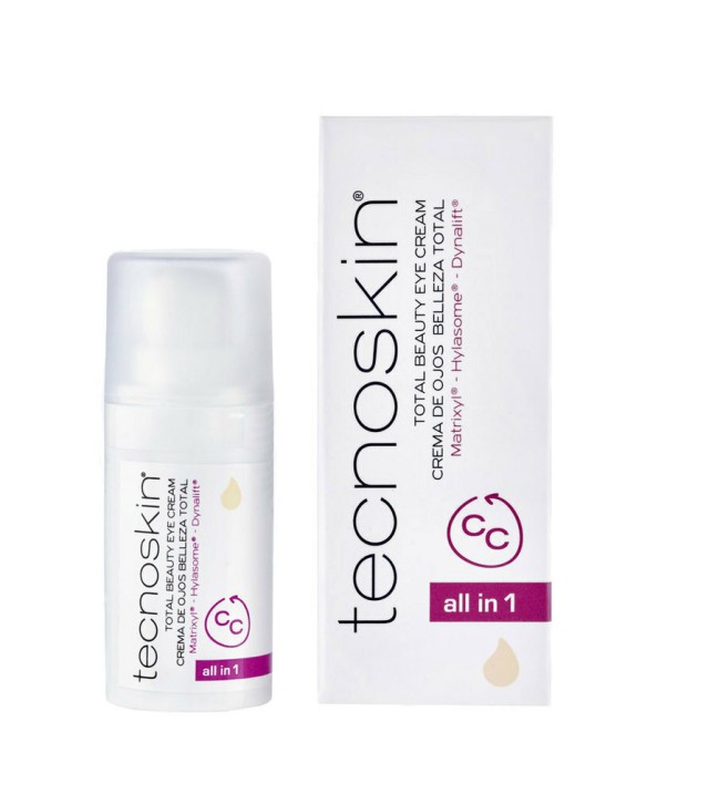 Tecnoskin Total Beauty Eye Cream CC Κρέμα Ματιών με χρώμα 15ml