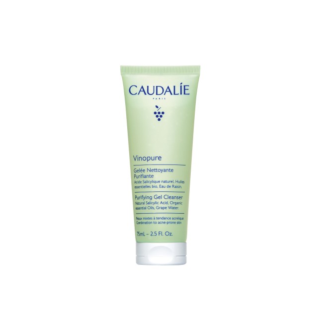 Caudalie Vinopure Purifying Gel Cleanser Tζελ Καθαρισμού Προσώπου 75ml