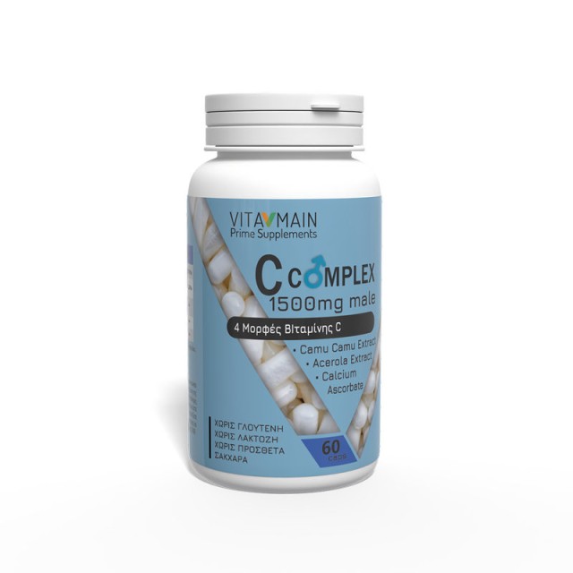 Vitamain C-Complex Male 1500mg 30 Κάψουλες