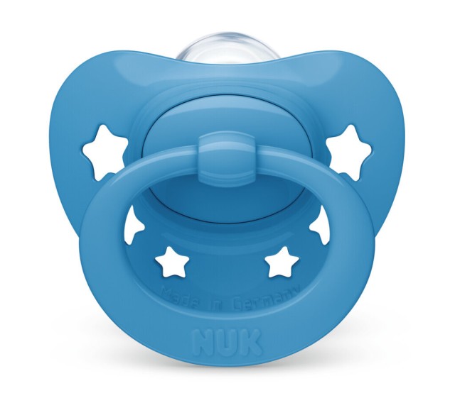Nuk Signature Πιπίλα Σιλικόνης Μπλέ 6-18m , 1 τεμάχιο  (10.736.694)