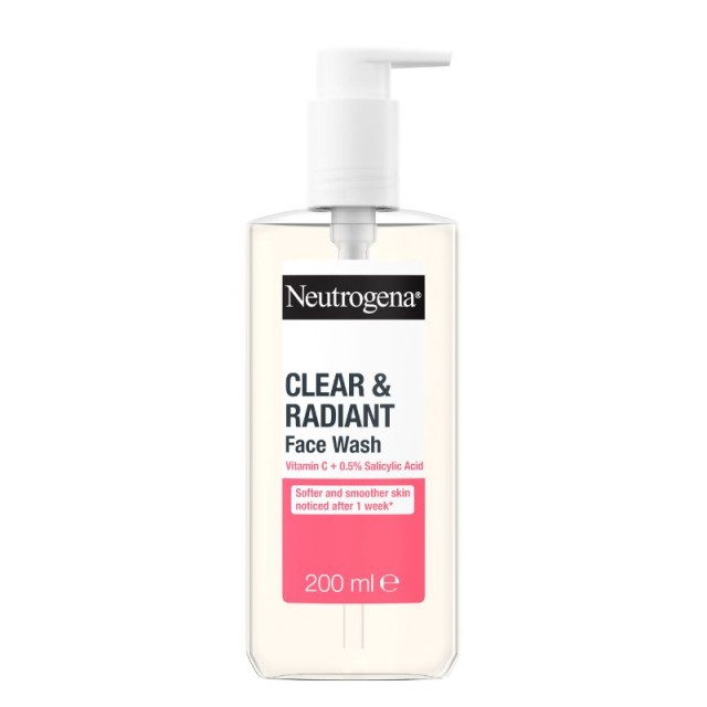 Neutrogena Clear & Radiant Καθαριστικό Προσώπου Vitamin C 200ml