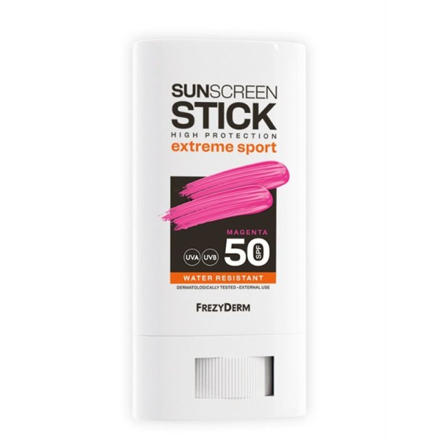 Frezyderm Sun Screen Stick Extreme Sport SPF50 Magenta, Αντηλιακό Stick για Extreme Sports 20ml