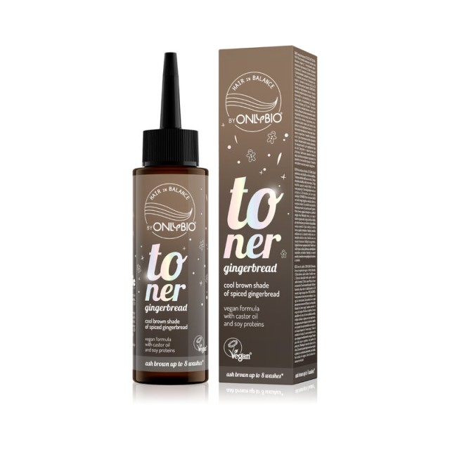 Onlybio Toner Μαλλιών Gingerbread Καφέ Απόχρωση 100ml