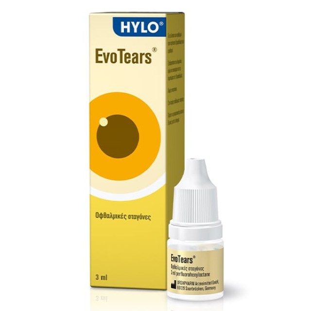 Evo Tears Drops 3ml Οφθαλμολογικές Σταγόνες για την Αντιμετώπιση της Ξηροφθαλμίας