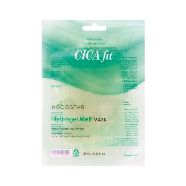 Kocostar Hydrogel Melt Mask Cica Fit Μάσκα για την Περιποίηση της Ευαίσθητης Επιδερμίδας 25ml