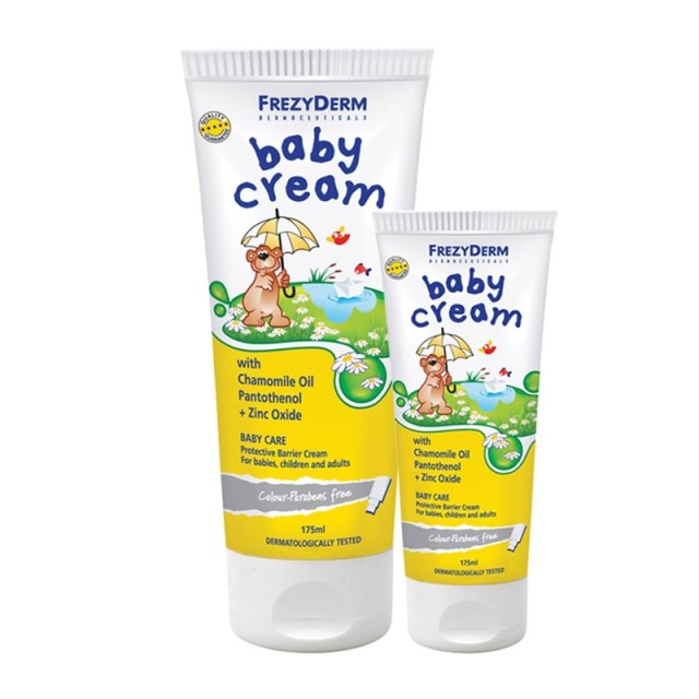 Frezyderm Promo Pack Baby Cream Αδιάβροχη Προστατευτική Κρέμα για Βρέφη 175ml & Δώρο 40ml