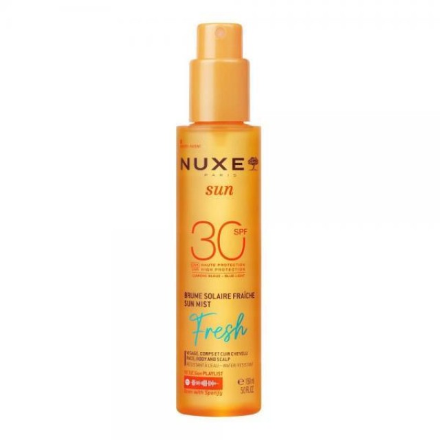 Nuxe Sun Fresh Αντηλιακό Mist SPF30 για Πρόσωπο & Σώμα & Μαλλιά 150ml