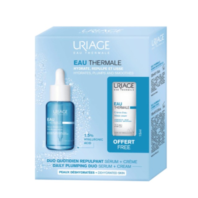 Uriage Promo Pack Eau Thermale H.A Booster Serum 30ml & Water Cream 15ml