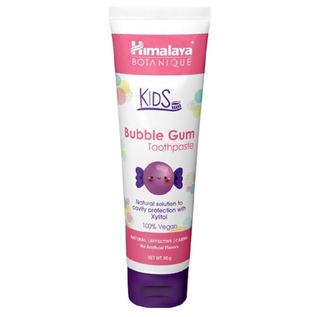 Himalaya Wellness Παιδική Οδοντόκρεμα με Γεύση Τσιχλόφουσκα 80gr