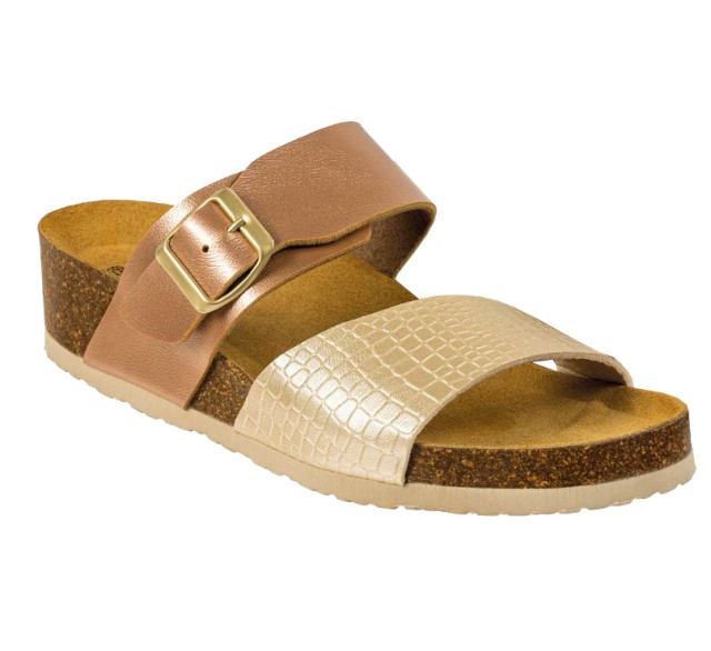 Steps Med  Γυναικεία Ανατομική Καλοκαιρινή Παντόφλα N40 Σομον (2500)