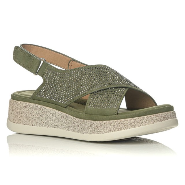 SaveYourFeet Γυναικείο Ανατομικό Πέδιλο Λαδί 7027 Νο38