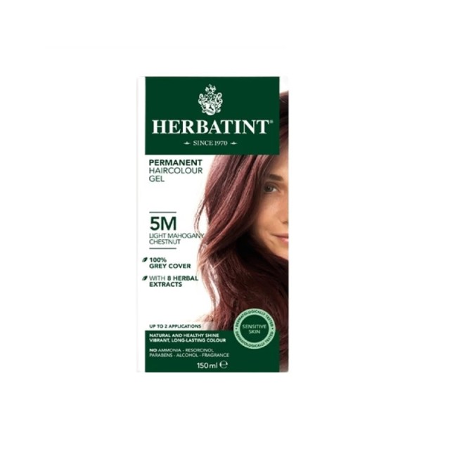 Herbatint Μόνιμη Βαφή 5M Καστανό Ανοιχτό Μαόνι 170ml