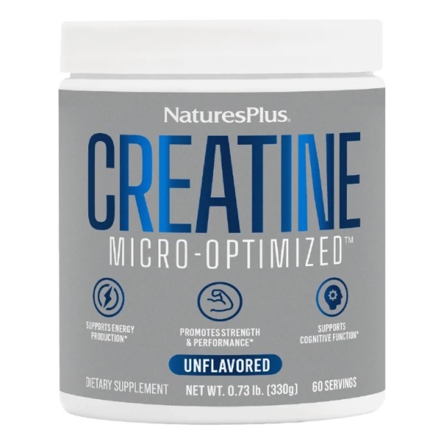 Natures Plus Creatine Powder 100% Μονοϋδρική Κρεατίνη, 330g