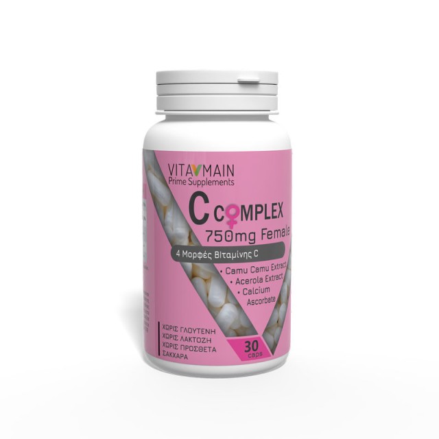 Vitamain C-Complex Female 750mg 30 Κάψουλες