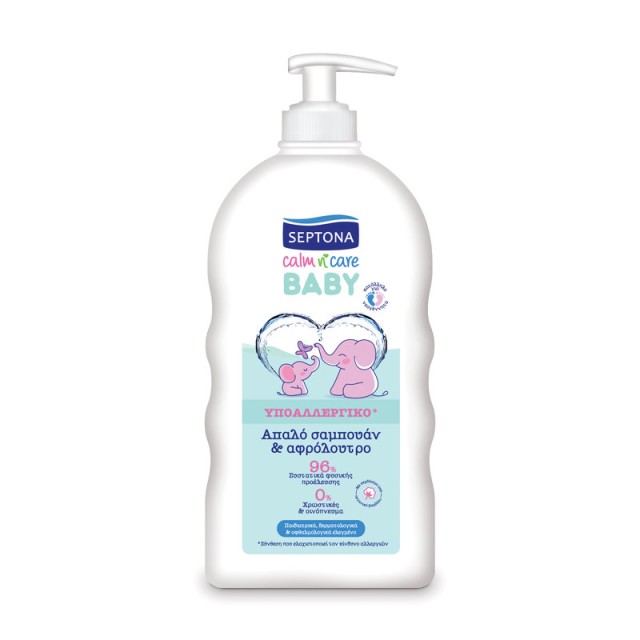 Septona Baby Σαμπουάν και Αφρόλουτρο Υποαλλεργικό 500ml