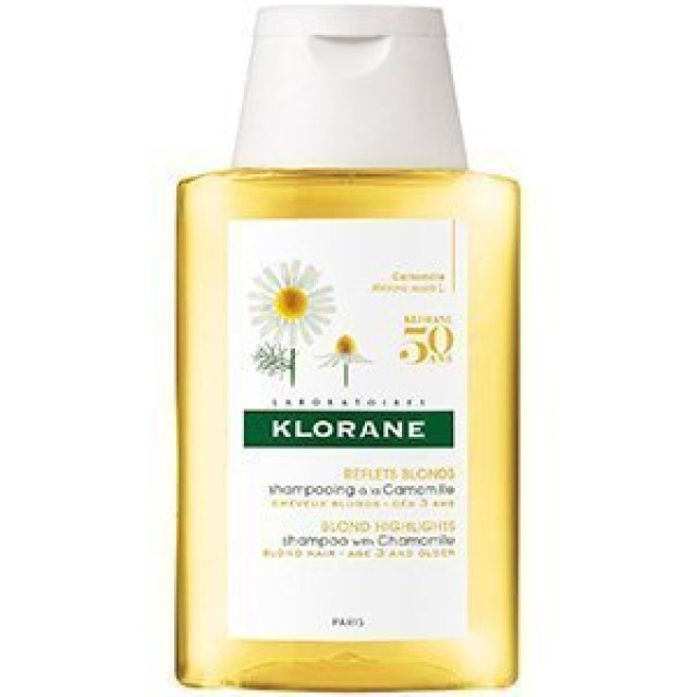 Klorane Chamomile Shampoo Σαμπουάν με εκχύλισμα Χαμομηλιού, 100ml