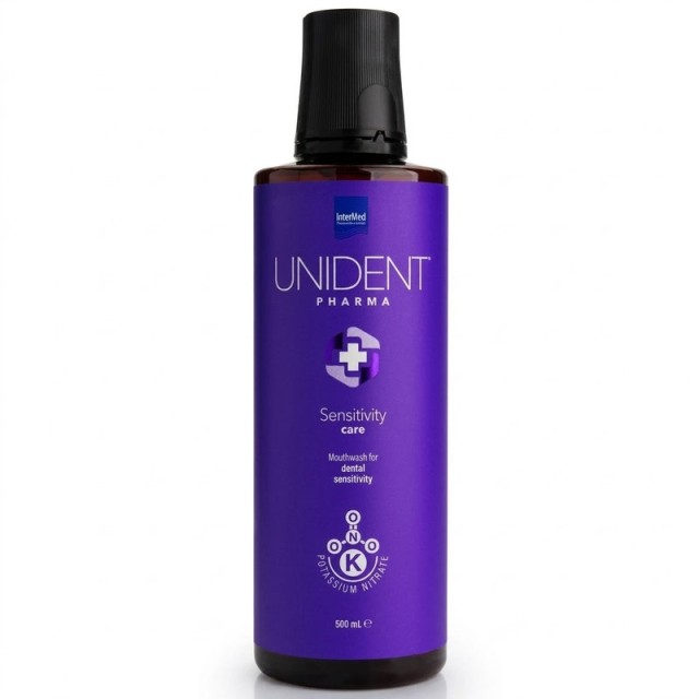 InterMed Unident Pharma Sensivity Care Mouthwash Στοματικό Διάλυμα για την Οδοντική Ευαισθησία 500ml