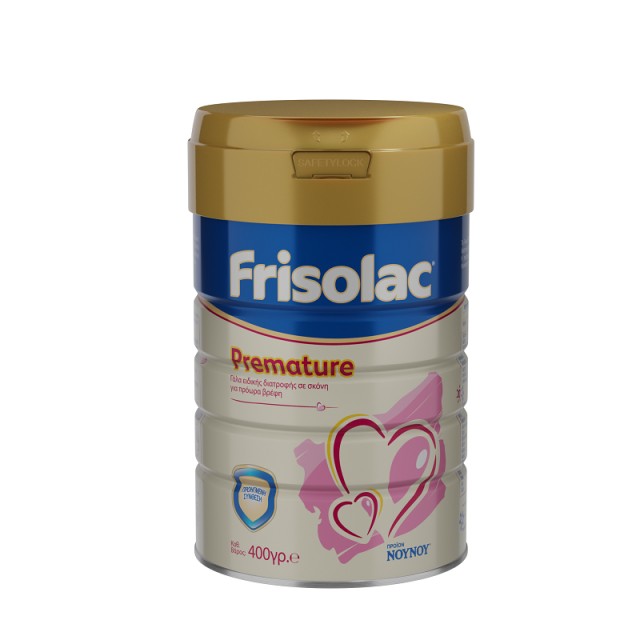Frisolac Premature Γάλα ειδικής διατροφής σε σκόνη για πρόωρα και ελλιποβαρή βρέφη 400gr