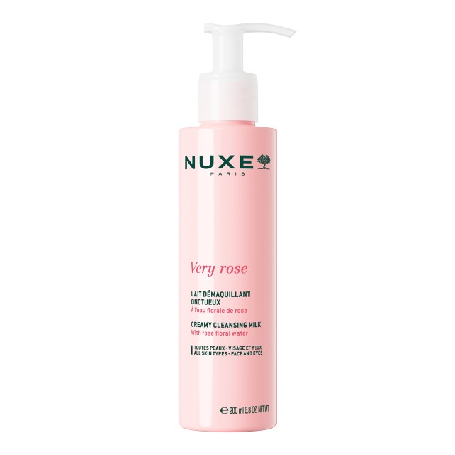 Nuxe Very Rose Creamy Cleansing Milk - Κρεμώδες Γαλάκτωμα Ντεμακιγιάζ  200ml