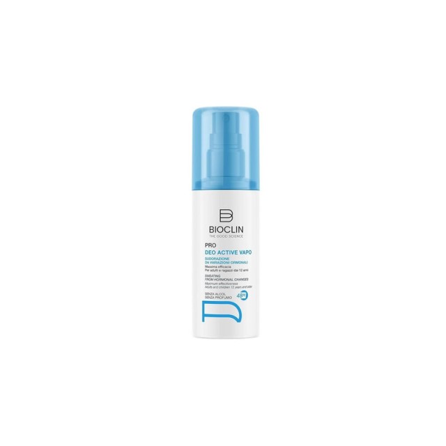 Bioclin Pro Deo Active Vapo 48h Αποσμητικό Σπρέι Χωρίς Άρωμα για την Εφίδρωση λόγω Ορμονικών Μεταβολών 100ml