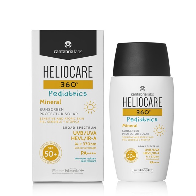 Heliocare 360º Pediatrics Αδιάβροχο Παιδικό - Βρεφικό Αντηλιακό Γαλάκτωμα SPF50+ 50ml