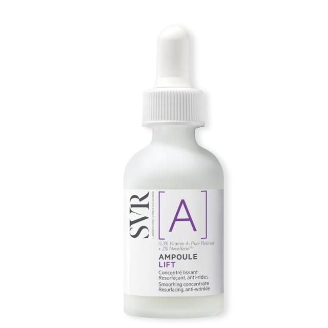 SVR [A] Ampoule Lift Retinol Anti-Wrinkle Smoothing Ορός Ρετινόλης για Αντιγήρανση & Λείανση 30ml