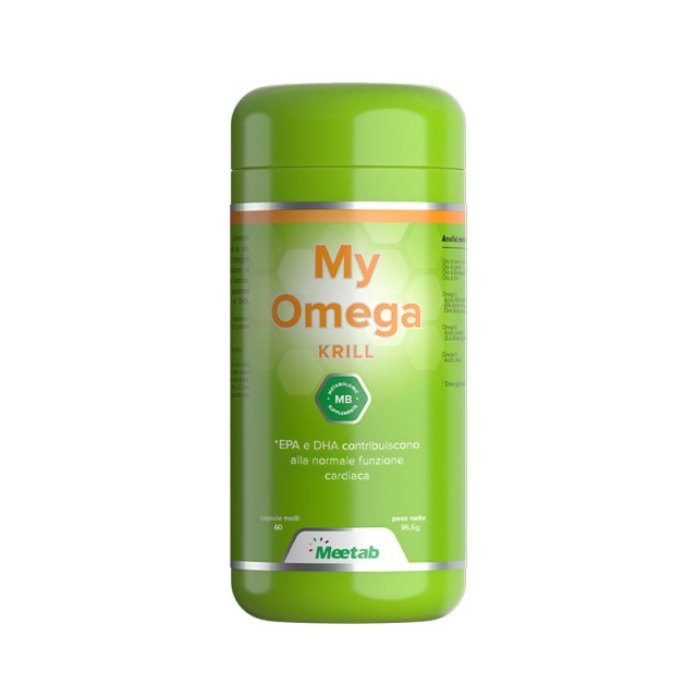 Meetab My Omega Krill Συμπλήρωμα Διατροφής Βασισμένο σε Ιχθυέλαιο 60 μαλακές κάψουλες