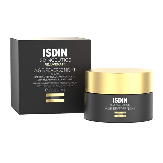 ISDIN Isdinceutics A.G.E. Reverse Night Κρέμα Νύχτας για Επιδιόρθωση με Μελατονίνη 51,5gr