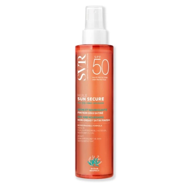 SVR Laboratoire Sun Secure Huile SPF50+ Αντηλιακό Έλαιο για Πρόσωπο, Σώμα & Μαλλιά με Καλοκαιρινό Άρωμα 200ml