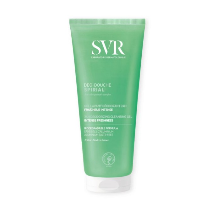 SVR Laboratoire Spirial Deo-Douche 24h Αφρόλουτρο με Αποσμητική Δράση για Έντονη Φρεσκάδα 200ml