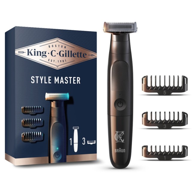 King C Gillette Style Master Ανδρική Μηχανή Μηχανή Ξυρίσματος 1τμχ