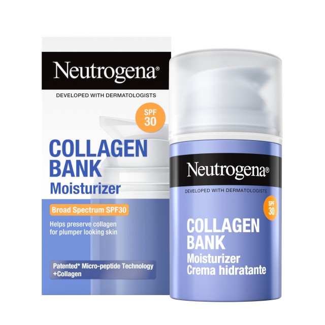 Neutrogena Collagen Bank Κρέμα Προσώπου SPF30 με Κολλαγόνο 50ml