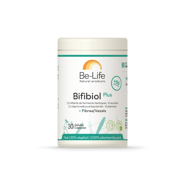 Be-Life Bifibiol Plus Συμπλήρωμα Διατροφής για την Πέψη και την Υγεία του Εντέρου 30 κάψουλες