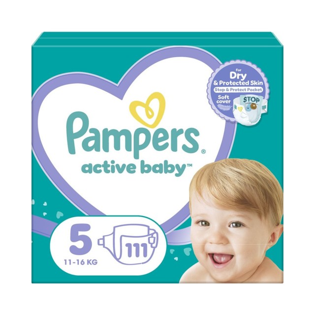 Pampers Active Baby Mega Pack Νο5 (11-17kg) 111τμχ