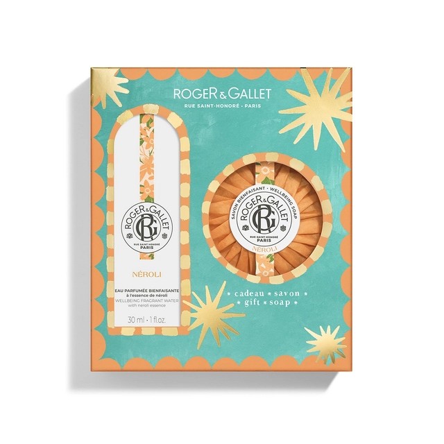 Roger&Gallet Xmas Pack Neroli Άρωμα Eau Parfumée Bienfaisante 30ml & ΔΩΡΟ Μπάρα Σαπουνιού Neroli 100gr
