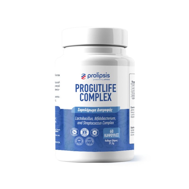 Prolipsis ProGutLife Complex 475 Billion Συμπλήρωμα Διατροφής με Προβιοτικά για Εξισορρόπηση της Εντερικής Μικροχλωρίδας 60 κάψουλες