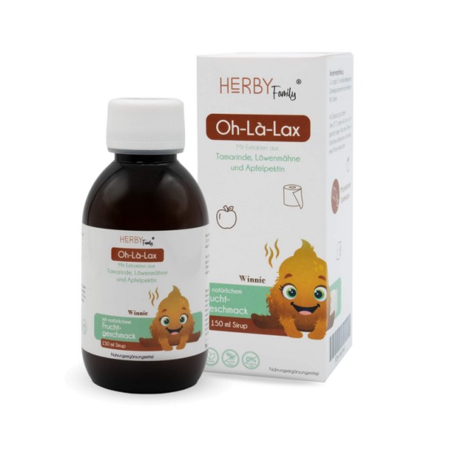 Herby Family Oh-La-Lax Παιδικό Συμπλήρωμα Διατροφής Για τη Φυσιολογική Λειτουργία του Εντέρου 150ml