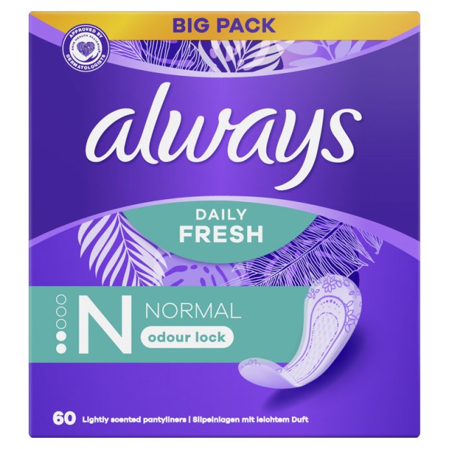 Always Daily Fresh Normal 60τεμ