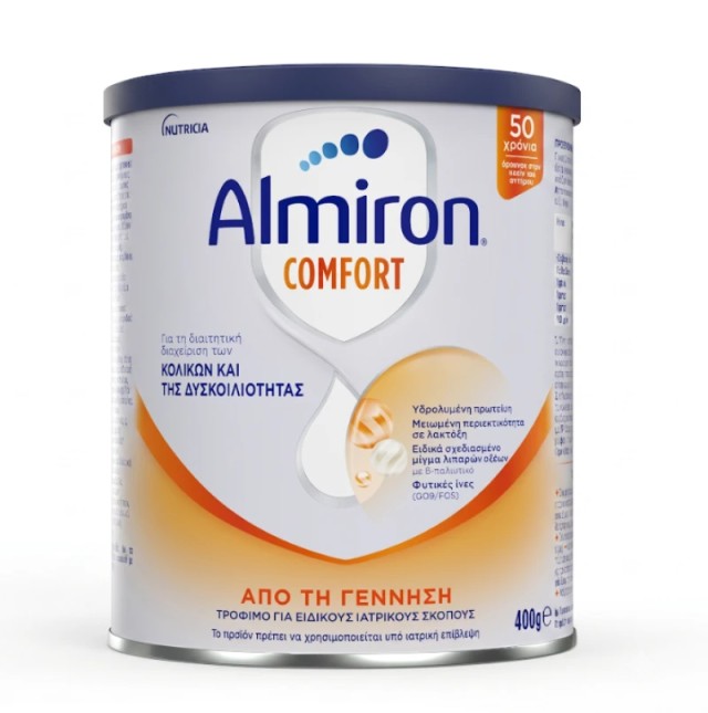 Nutricia Γάλα σε Σκόνη Almiron Comfort 1 0m+ 400gr