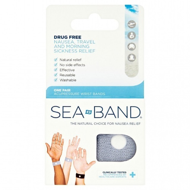 Kite Sea Band Περικάρπιο Κατά της Ναυτίας Γκρι 2τμχ