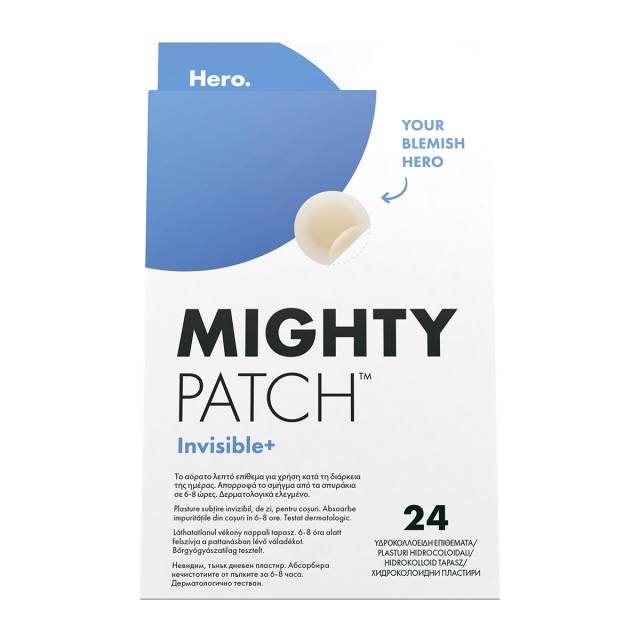 Hero. Επιθέματα για Σπυράκια Mighty Patch Invisible 24τεμ.
