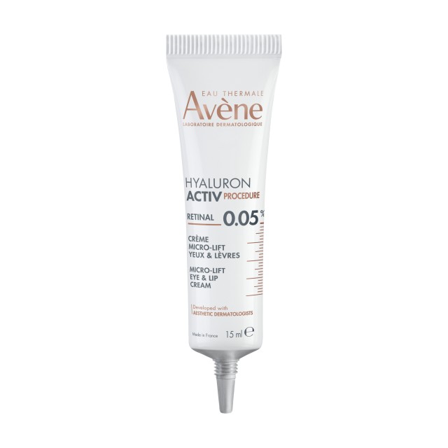 Avène Hyaluron Activ Procedure Κρέμα Micro Lift Ματιών και Χειλιών με Ρετινάλη για Γέμισμα των Ρυτίδων και Σύσφιγξη του Περιγράμματος 15ml
